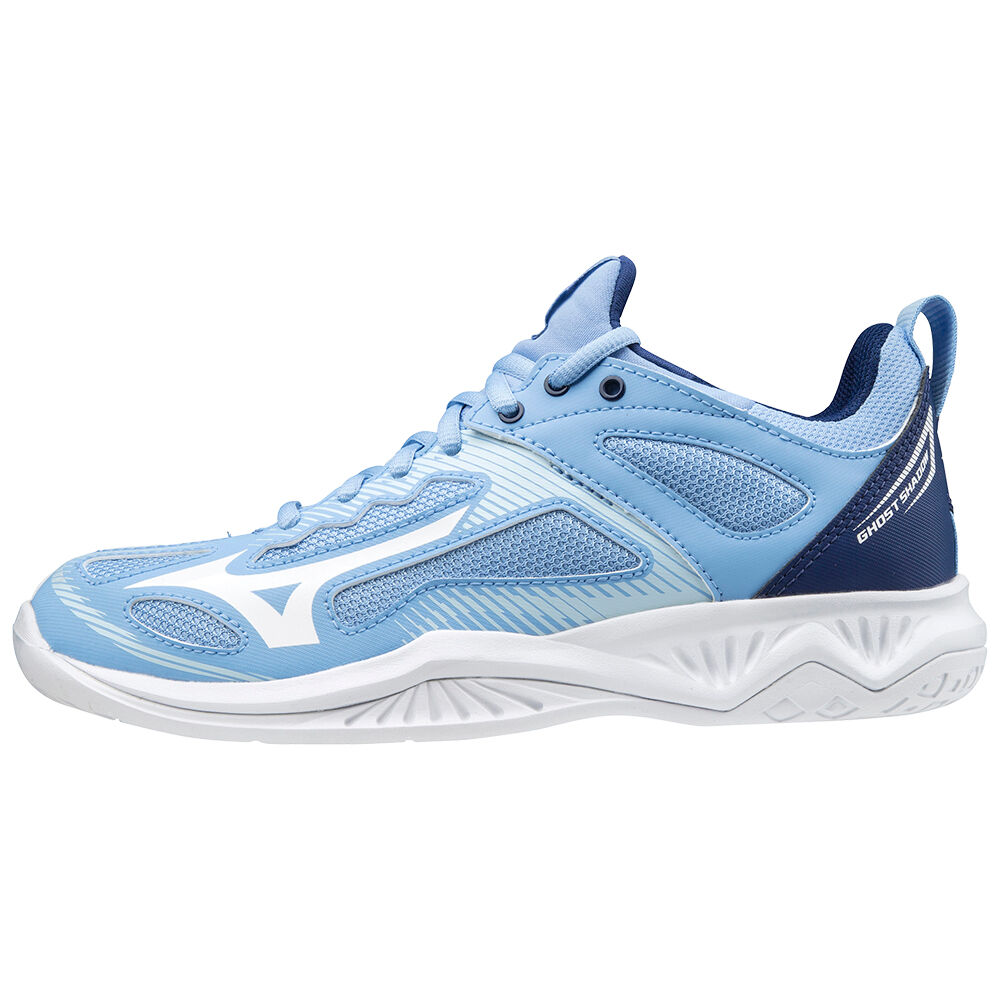 Zapatillas Balonmano Mizuno Ghost Shadow Mujer Azules/Blancas Baratas LDKA-01946